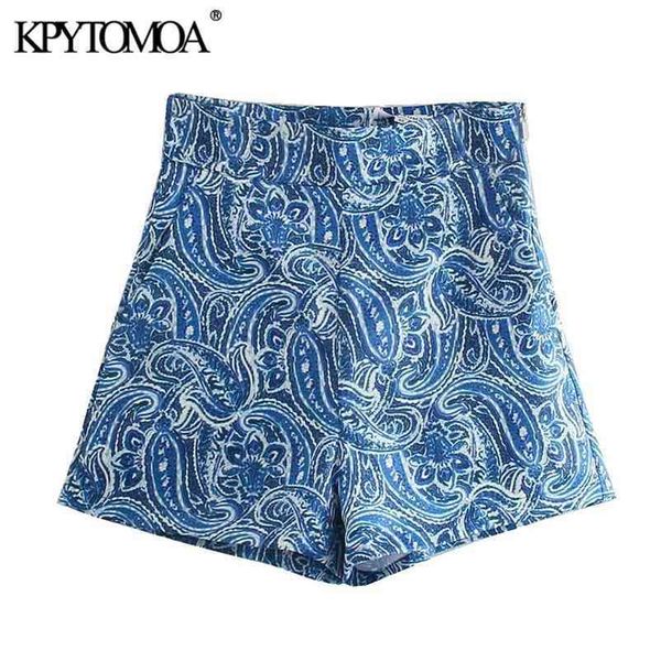 kpytomoa women chic fashion front pockets paisley print shorts vintage high waist side zipper female short pants mujer 210621, White;black
kpytomoa women chic fashion front pockets paisley print shorts vintage high waist side zipper female short pants mujer 210621, White;black