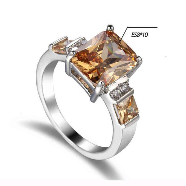 jewelry male and female lovers neutral square four claw champagne zircon ring, Slivery;golden
jewelry male and female lovers neutral square four claw champagne zircon ring, Slivery;golden