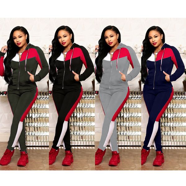 women's tracksuits suit classical cardigan hoodie simple casual jackets pants fashion tracksuit high streemt element women's sport, Gray
women's tracksuits suit classical cardigan hoodie simple casual jackets pants fashion tracksuit high streemt element women's sport, Gray