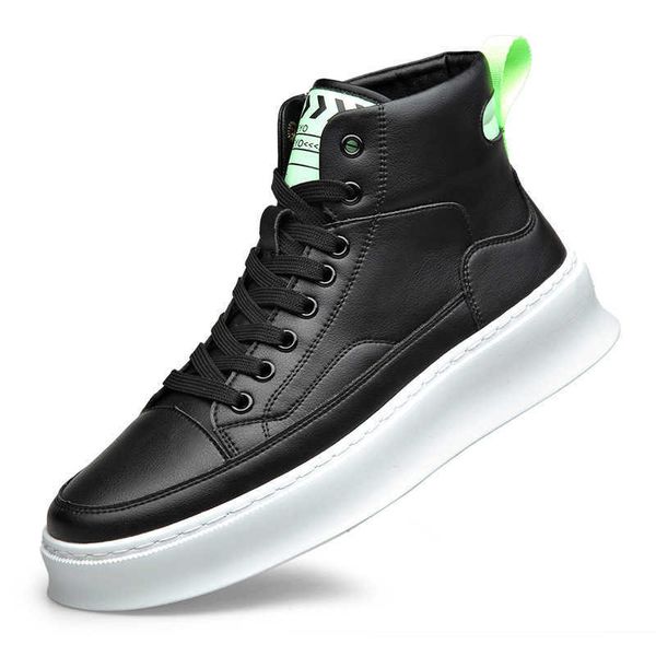 2021 men's fashion sho korean version cowhide white youth casual board lace up breathable soft soled thick
2021 men's fashion sho korean version cowhide white youth casual board lace up breathable soft soled thick