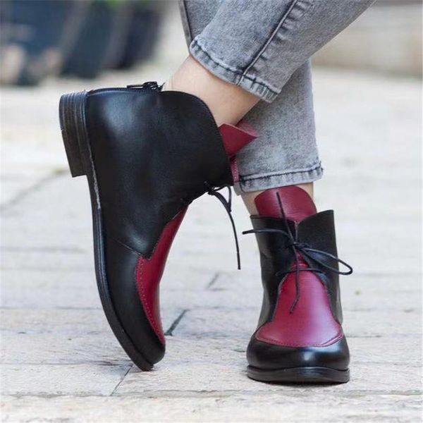 boots warm flat heel pointed toe lace up 2021 fashion shoes for woman female botas mujer plus size 43 drop women ankle, Black
boots warm flat heel pointed toe lace up 2021 fashion shoes for woman female botas mujer plus size 43 drop women ankle, Black