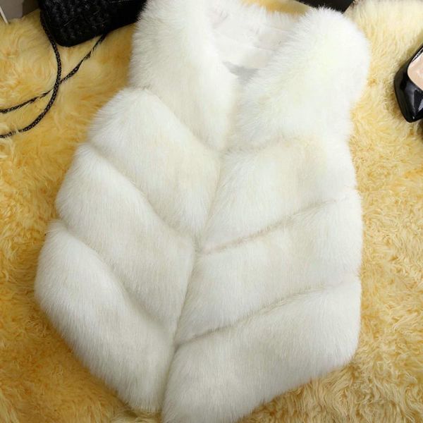 women's fur & faux nice women coat fluffy warm female plus size vest outerwear winter coats hairy overcoat waistcoat, Black
women's fur & faux nice women coat fluffy warm female plus size vest outerwear winter coats hairy overcoat waistcoat, Black