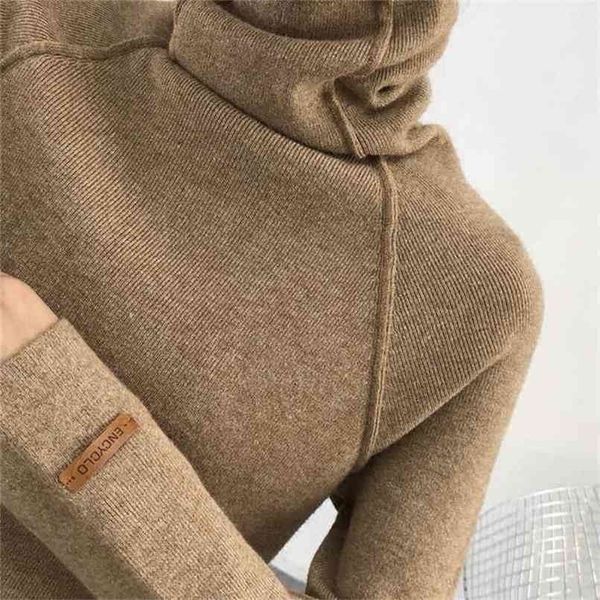 turtleneck thin knitted women's sweater outerwear long sleeve slim fit solid color pullover fashion winter women 210914, White;black
turtleneck thin knitted women's sweater outerwear long sleeve slim fit solid color pullover fashion winter women 210914, White;black