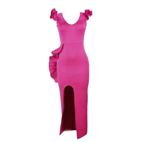 ruffled backless pink v neck slit plus size sleeveless dress & club maxi dresses for women summer designer clothes 210527, Black;gray
ruffled backless pink v neck slit plus size sleeveless dress & club maxi dresses for women summer designer clothes 210527, Black;gray