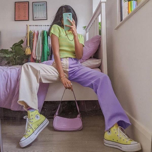women's pants & capris autumn winter women fashion purple stitching trousers streetwear tide cool casual straight high waist cotton jea, Black;white
women's pants & capris autumn winter women fashion purple stitching trousers streetwear tide cool casual straight high waist cotton jea, Black;white