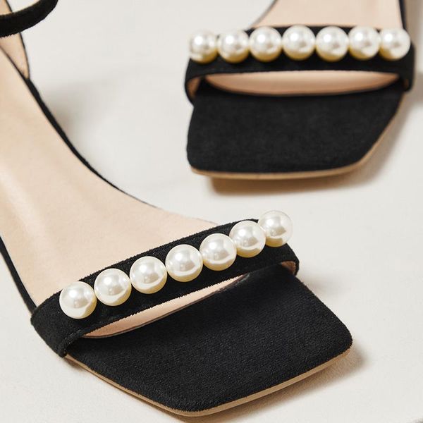 sandals women 2021 summer shoes for pumps shoe ladies female outside pearl, Black
sandals women 2021 summer shoes for pumps shoe ladies female outside pearl, Black