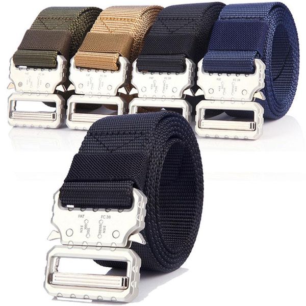 belts men nylon belt tactical military metal buckle army swat combat emergency survival casual jeans waist hombre, Black;brown
belts men nylon belt tactical military metal buckle army swat combat emergency survival casual jeans waist hombre, Black;brown
