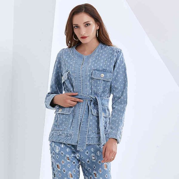 patchwork hole tassel jacket for women o neck long sleeve sashes streetwear jackets female fashion clothing, Black;brown
patchwork hole tassel jacket for women o neck long sleeve sashes streetwear jackets female fashion clothing, Black;brown