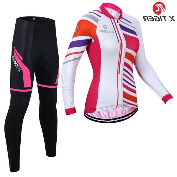 x-tiger spring and autumn long sleeve girls' cycling clothes women's suit pants, Black;red
x-tiger spring and autumn long sleeve girls' cycling clothes women's suit pants, Black;red