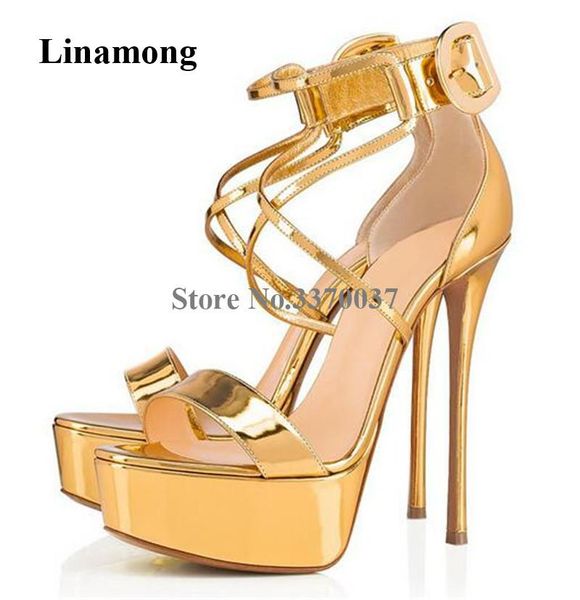 fashion women open toe high platform strap cross stiletto heel sandals gold black ankle buckles dress heels
fashion women open toe high platform strap cross stiletto heel sandals gold black ankle buckles dress heels