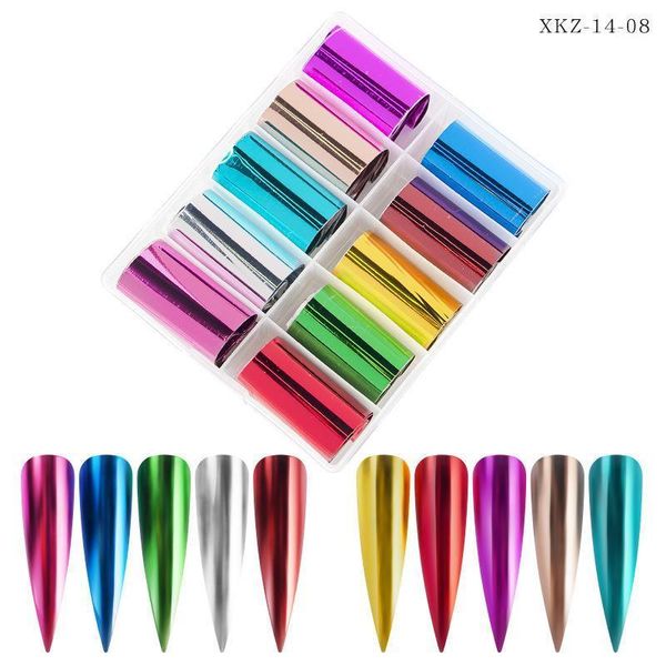 10pcs/box gold silver laser mirror nail flake foil transfer foils decorations ideas art decals stickers kits1
10pcs/box gold silver laser mirror nail flake foil transfer foils decorations ideas art decals stickers kits1