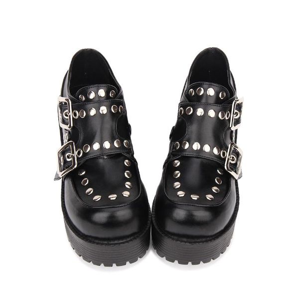 dress shoes angelic imprint arrival punk lolita style women pumps round toe high heel platform size 35-39 7003, Black
dress shoes angelic imprint arrival punk lolita style women pumps round toe high heel platform size 35-39 7003, Black