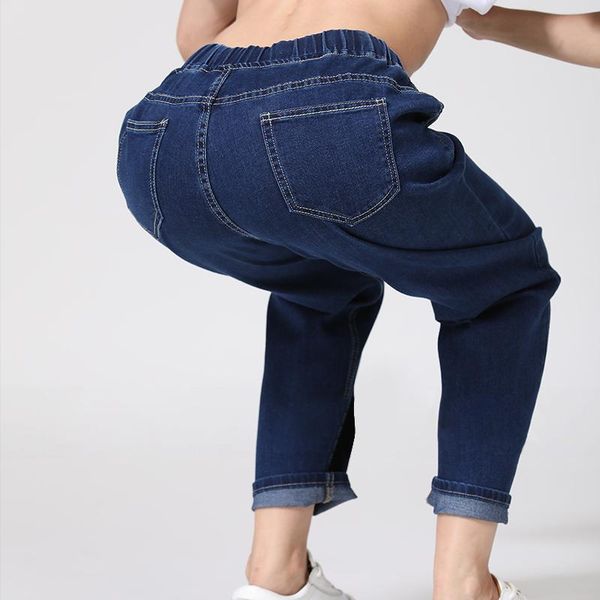 women's jeans woman plus size harem pants high elastic waist softener loose lady denim 5xl 6xl 7xl, Blue
women's jeans woman plus size harem pants high elastic waist softener loose lady denim 5xl 6xl 7xl, Blue
