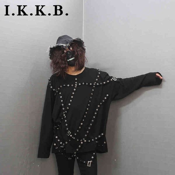 punk style loose liuding irregular decoration dark little male fashion bottom t-spring shirt and autumn around neck ba rmj5, White;black
punk style loose liuding irregular decoration dark little male fashion bottom t-spring shirt and autumn around neck ba rmj5, White;black