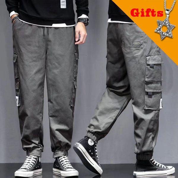men's pants 2021 autumn winter cargo korean fashion men clothing casual streetwear harajuku joggers, Black
men's pants 2021 autumn winter cargo korean fashion men clothing casual streetwear harajuku joggers, Black