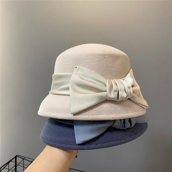 wide brim hats 202109-may-xuxu england hepburn style small wool grace lady bucket cap women leisure hat, Blue;gray
wide brim hats 202109-may-xuxu england hepburn style small wool grace lady bucket cap women leisure hat, Blue;gray