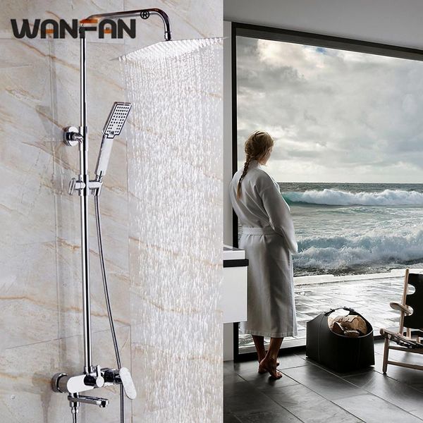 bathroom faucets shower set brass chrome wall mounted faucet 8 inch rainfall head plumbing room mixer 509 sets
bathroom faucets shower set brass chrome wall mounted faucet 8 inch rainfall head plumbing room mixer 509 sets