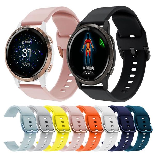 watch bands sport soft silicone replaceable strap for garmin venu 2 band 2s & vivoactive 4 4s bracelet watchbands correa, Black;brown
watch bands sport soft silicone replaceable strap for garmin venu 2 band 2s & vivoactive 4 4s bracelet watchbands correa, Black;brown