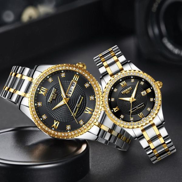 wristwatches nibosi couple watch mens watches quartz women clock ladies dress wristwatch fashion casual lovers, Slivery;brown
wristwatches nibosi couple watch mens watches quartz women clock ladies dress wristwatch fashion casual lovers, Slivery;brown