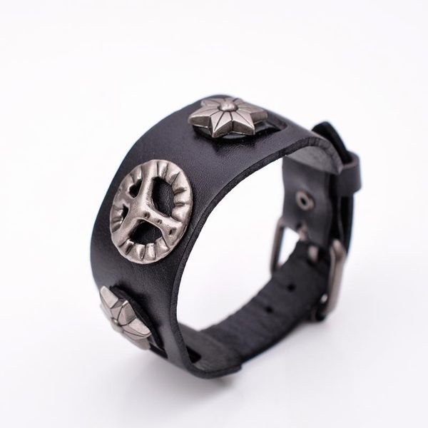 tennis metal annular airplane studded hexagram genuine punk quality wide cowhide leather bracelet cuff wristband bangle black, Golden;silver
tennis metal annular airplane studded hexagram genuine punk quality wide cowhide leather bracelet cuff wristband bangle black, Golden;silver