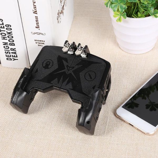 gamepad four fingers ergonomic grip pubg controller metal trigger joystick for android mobile phone universal game controllers & joystic joy
gamepad four fingers ergonomic grip pubg controller metal trigger joystick for android mobile phone universal game controllers & joystic joy