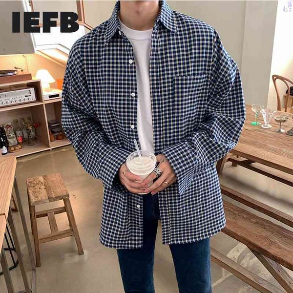 iefb korean fashion blue plaid long sleeve shirt men's fashion ins casual vintage causal shirts handsome man's clothes 9y6593 2105, White;black
iefb korean fashion blue plaid long sleeve shirt men's fashion ins casual vintage causal shirts handsome man's clothes 9y6593 2105, White;black
