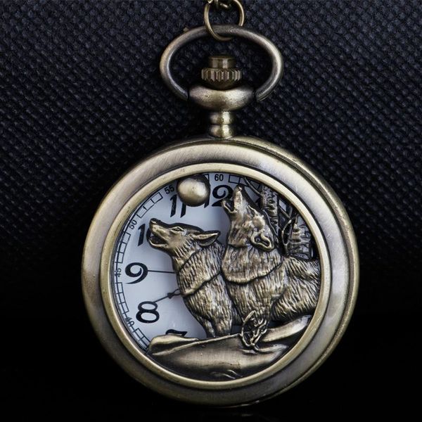 pocket watches wolf howl carved quartz watch hollow exquisite clock pendant the gift for friends and family, Slivery;golden
pocket watches wolf howl carved quartz watch hollow exquisite clock pendant the gift for friends and family, Slivery;golden