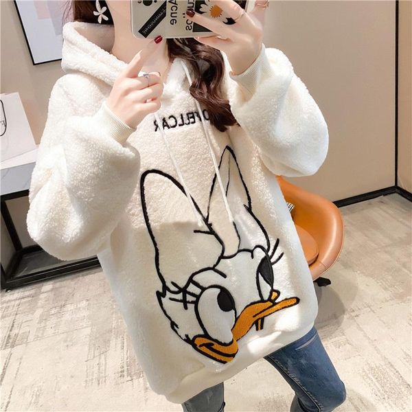 autumn winter women's sweatshirt fashion fleece hoodies casual cartoon print mid length kawaii hooded & sweatshirts, Black
autumn winter women's sweatshirt fashion fleece hoodies casual cartoon print mid length kawaii hooded & sweatshirts, Black