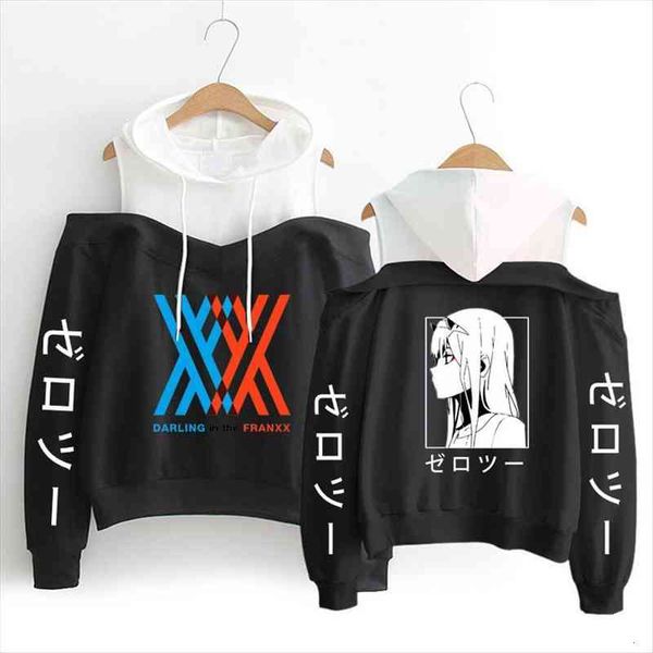 casual womens sweatshirts darling in the franxx anime hooded long sleeve off shoulder hoodies for women autumn hoodies, Black
casual womens sweatshirts darling in the franxx anime hooded long sleeve off shoulder hoodies for women autumn hoodies, Black