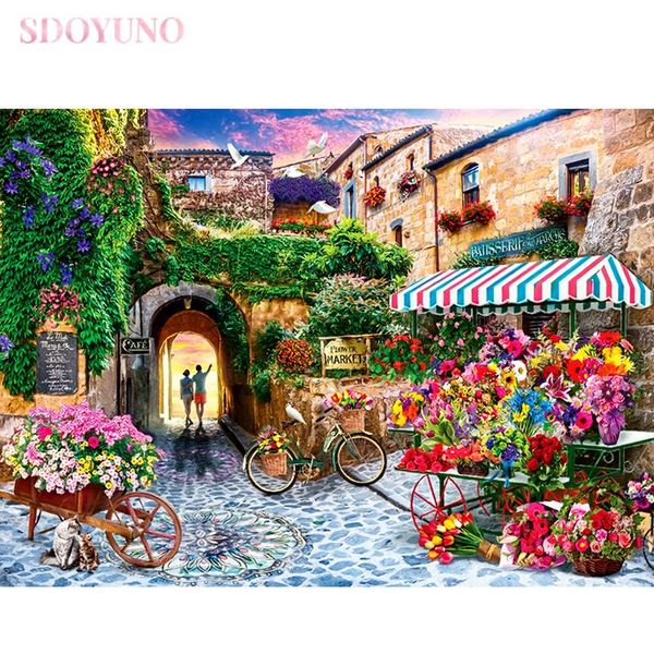 paintings sdoyuno diy frame oil painting by numbers for adults paris flowers market landscape acrylic art supplies pictures
paintings sdoyuno diy frame oil painting by numbers for adults paris flowers market landscape acrylic art supplies pictures