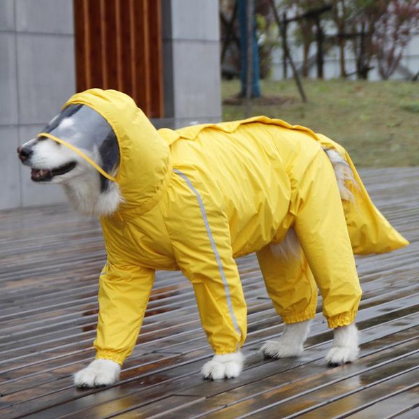 all-inclusive pet dog raincoat large golden retriever shepherd samoyed big belly guard waterproof four-legged apparel
all-inclusive pet dog raincoat large golden retriever shepherd samoyed big belly guard waterproof four-legged apparel
