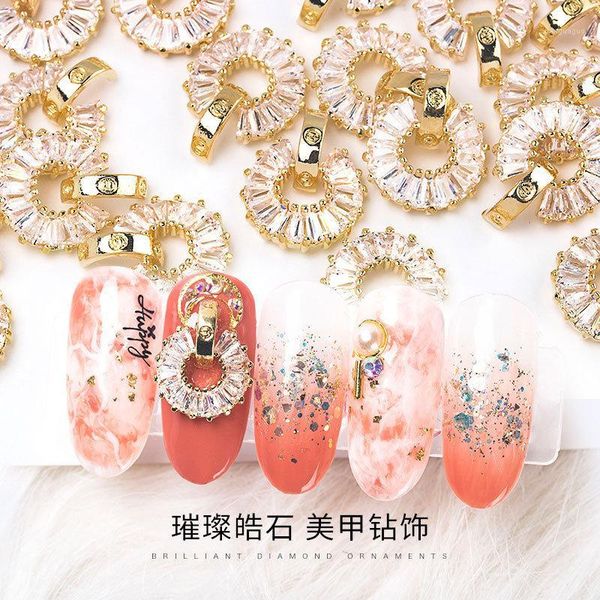 latest 5pcs/lot alloy metal zircon nail art decoration rhinestone hollow ring nails jewelry level charms1, Silver;gold
latest 5pcs/lot alloy metal zircon nail art decoration rhinestone hollow ring nails jewelry level charms1, Silver;gold