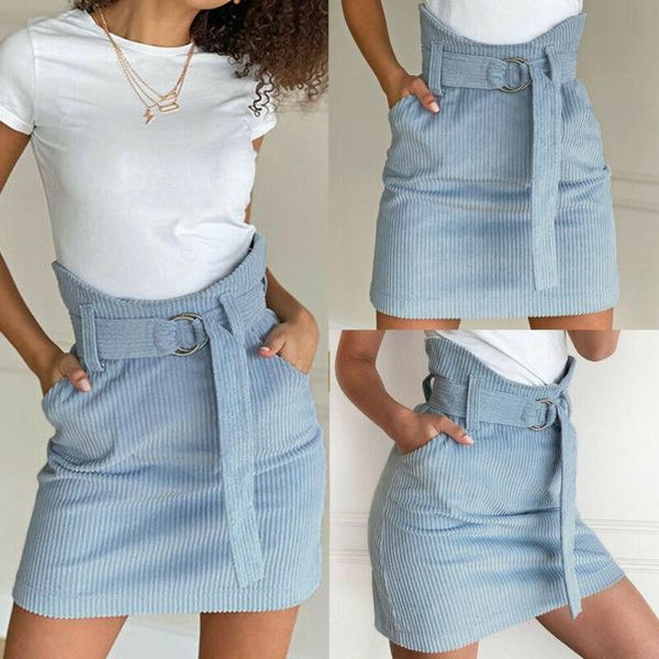 skirts 2021 womens corduroy ladies high waist mini skirt bodycon pencil with belt club party dress, Black
skirts 2021 womens corduroy ladies high waist mini skirt bodycon pencil with belt club party dress, Black