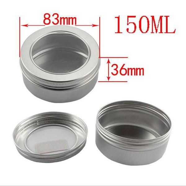 storage bottles & jars 150ml 24pcs/lot face cream aluminum pots with window hair wax makeup tool candle jar tins portable containers
storage bottles & jars 150ml 24pcs/lot face cream aluminum pots with window hair wax makeup tool candle jar tins portable containers