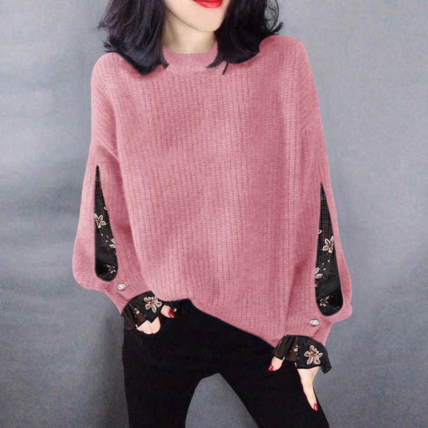 women's sweaters soft female long slit sleeve warm knitted jumper solid office ladies women pullover pink color autumn winter sweater k, White;black
women's sweaters soft female long slit sleeve warm knitted jumper solid office ladies women pullover pink color autumn winter sweater k, White;black