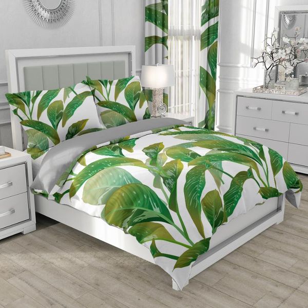 bedding sets tropical leaf duvet cover set modern quilt 210x210 220x240 single double king bed
bedding sets tropical leaf duvet cover set modern quilt 210x210 220x240 single double king bed
