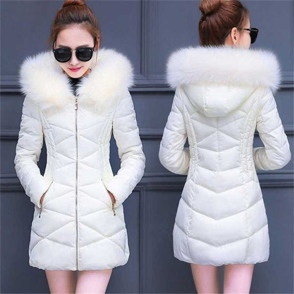 women winter jackets coats down cotton hooded parkas feminina warm outwear faux fur collar plus size long a82904 210927, Black
women winter jackets coats down cotton hooded parkas feminina warm outwear faux fur collar plus size long a82904 210927, Black