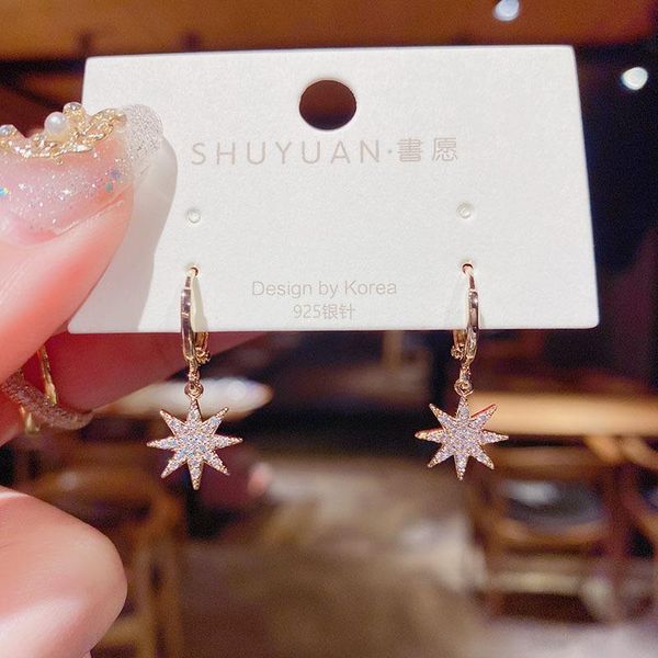 hoop & huggie simple female white crystal earrings dainty gold silver color wedding trendy star zircon stone for women, Golden;silver
hoop & huggie simple female white crystal earrings dainty gold silver color wedding trendy star zircon stone for women, Golden;silver
