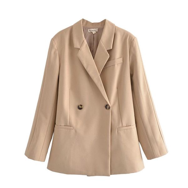 women's suits & blazers puwd vintage women double breasted kaki 2021 retrieve fashion ladies notched collar jackets girls chic uitloper, White;black
women's suits & blazers puwd vintage women double breasted kaki 2021 retrieve fashion ladies notched collar jackets girls chic uitloper, White;black