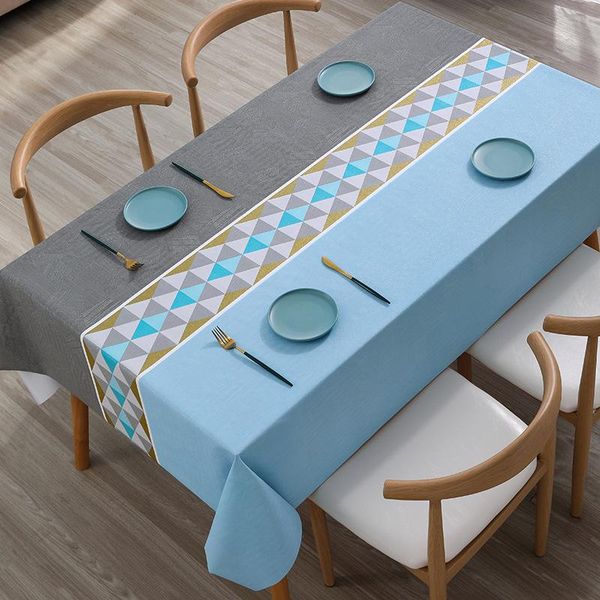 table cloth nordic style tablecloth blue geometric waterproof dinning cover wedding party rectangular home kitchen decor
table cloth nordic style tablecloth blue geometric waterproof dinning cover wedding party rectangular home kitchen decor