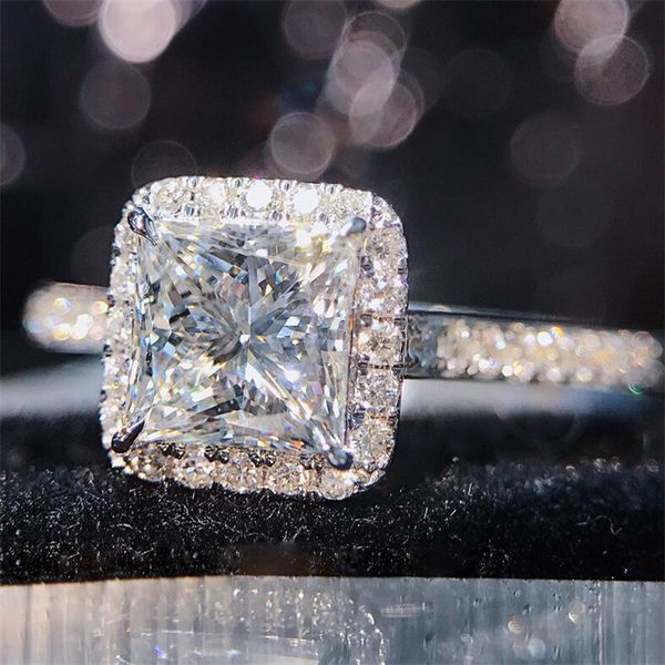 choucong sparkling simple fashion jewelry 925 sterling silver princess cut 3a cubic zircon cz diamond statement party women wedding engageme, Slivery;golden
choucong sparkling simple fashion jewelry 925 sterling silver princess cut 3a cubic zircon cz diamond statement party women wedding engageme, Slivery;golden