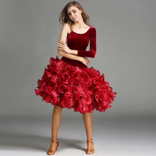velvet purple/wine red women latin dance dress big fringe samba/salsa/rumba/chacha stage competition/performance costume wear, Black;red
velvet purple/wine red women latin dance dress big fringe samba/salsa/rumba/chacha stage competition/performance costume wear, Black;red