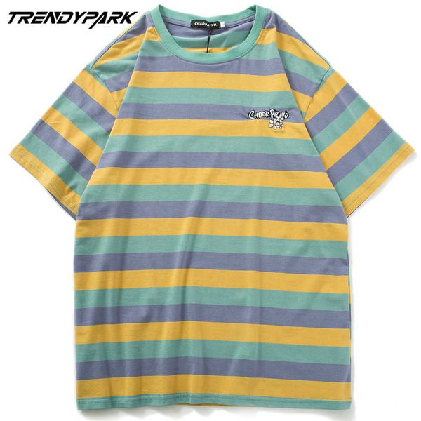 men's basic striped t-shirt summer short sleeve tee hip hop oversized cotton casual harajuku streetwear tshirts clothing 210601, White;black
men's basic striped t-shirt summer short sleeve tee hip hop oversized cotton casual harajuku streetwear tshirts clothing 210601, White;black