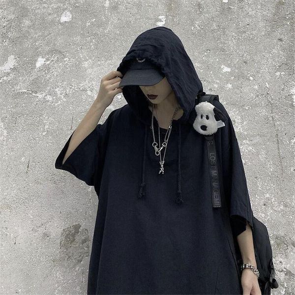 women's t-shirt black solid hooded tshirt streetwear summer loose t shirt women harajuku short sleeves tee hip hop funny cool, White
women's t-shirt black solid hooded tshirt streetwear summer loose t shirt women harajuku short sleeves tee hip hop funny cool, White