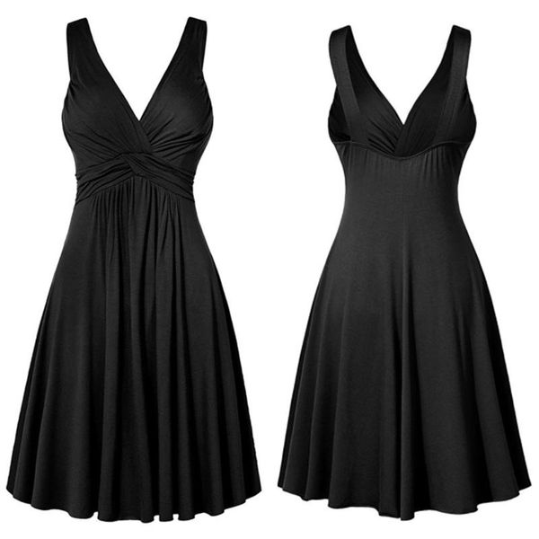 casual dresses women's plus size dressees summer retro sling pleated flare dress v-neck sleeveless party club sukienka #gh, Black;gray
casual dresses women's plus size dressees summer retro sling pleated flare dress v-neck sleeveless party club sukienka #gh, Black;gray