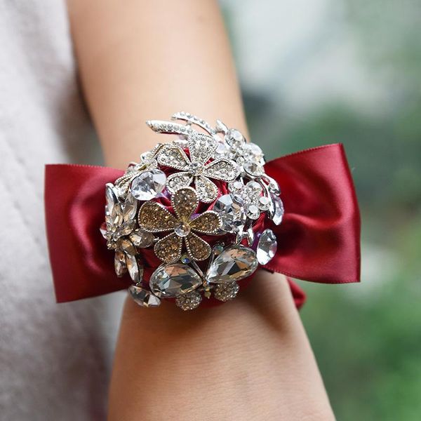 decorative flowers & wreaths rhinestone flower wedding wrist bridal hand wrapping bowknot marriage ceremony ornament
decorative flowers & wreaths rhinestone flower wedding wrist bridal hand wrapping bowknot marriage ceremony ornament