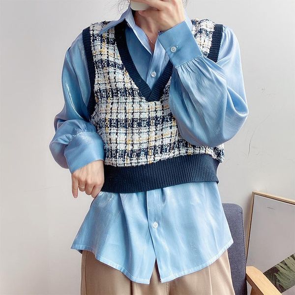 women's tanks & camis knitted sweater vest women sweet turtleneck floral striped patchwork vintage sleeveless waistcoat harajuku, White
women's tanks & camis knitted sweater vest women sweet turtleneck floral striped patchwork vintage sleeveless waistcoat harajuku, White