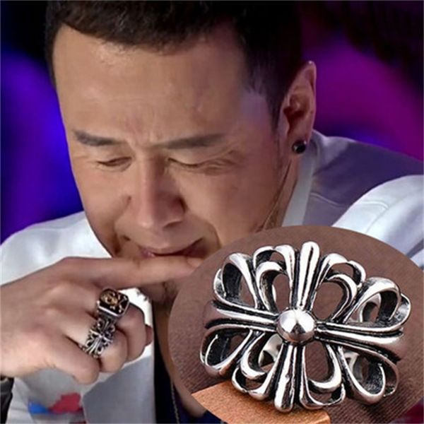 design jewelry quan zhilong dominee fashion cross men's and women's food single trendsetter opening ring titanium steel jewelry, Silver
design jewelry quan zhilong dominee fashion cross men's and women's food single trendsetter opening ring titanium steel jewelry, Silver
