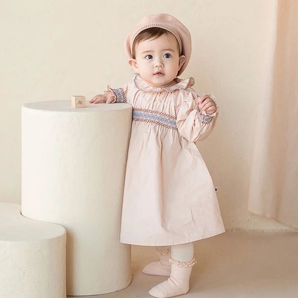 girls' dresses 2pcs baby girl smocked es infant smocking handmade frocks kids boutiques princess clothing childen cotton smock + hat, Red;yellow
girls' dresses 2pcs baby girl smocked es infant smocking handmade frocks kids boutiques princess clothing childen cotton smock + hat, Red;yellow