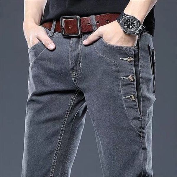 jeans casual men's korean fashion pants 2021 spring and summer stretch slim youth, Blue
jeans casual men's korean fashion pants 2021 spring and summer stretch slim youth, Blue